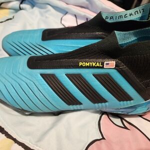 Adidas Predator 19+ ART F99965 Elite Blue Cleat Mens 8.5 Football/Soccer Pomykal